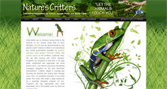 Desktop Screenshot of naturescritters.com